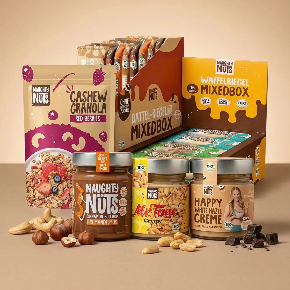 Naughty Nuts Mix-Bundle Einsteiger Paket (Snacks & Aufstriche) (Shopify Bundles App) - Nicht Aktivieren