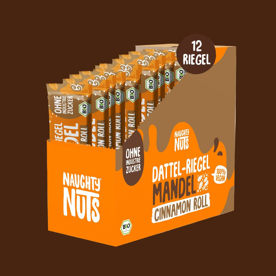 Bio Dattel-Riegel Mandel Cinnamon Roll