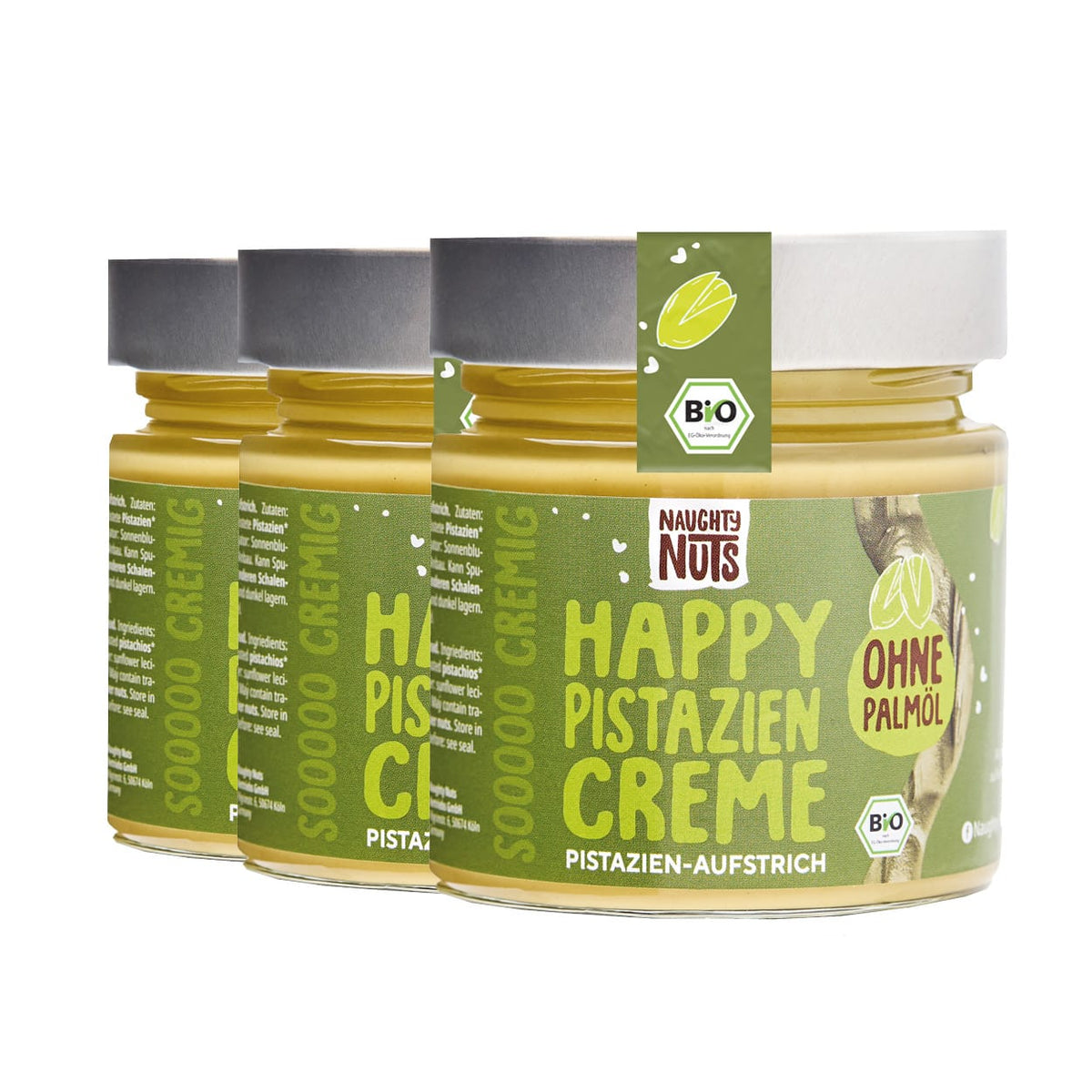 Naughty Nuts Brotaufstrich Happy Pistazien Creme