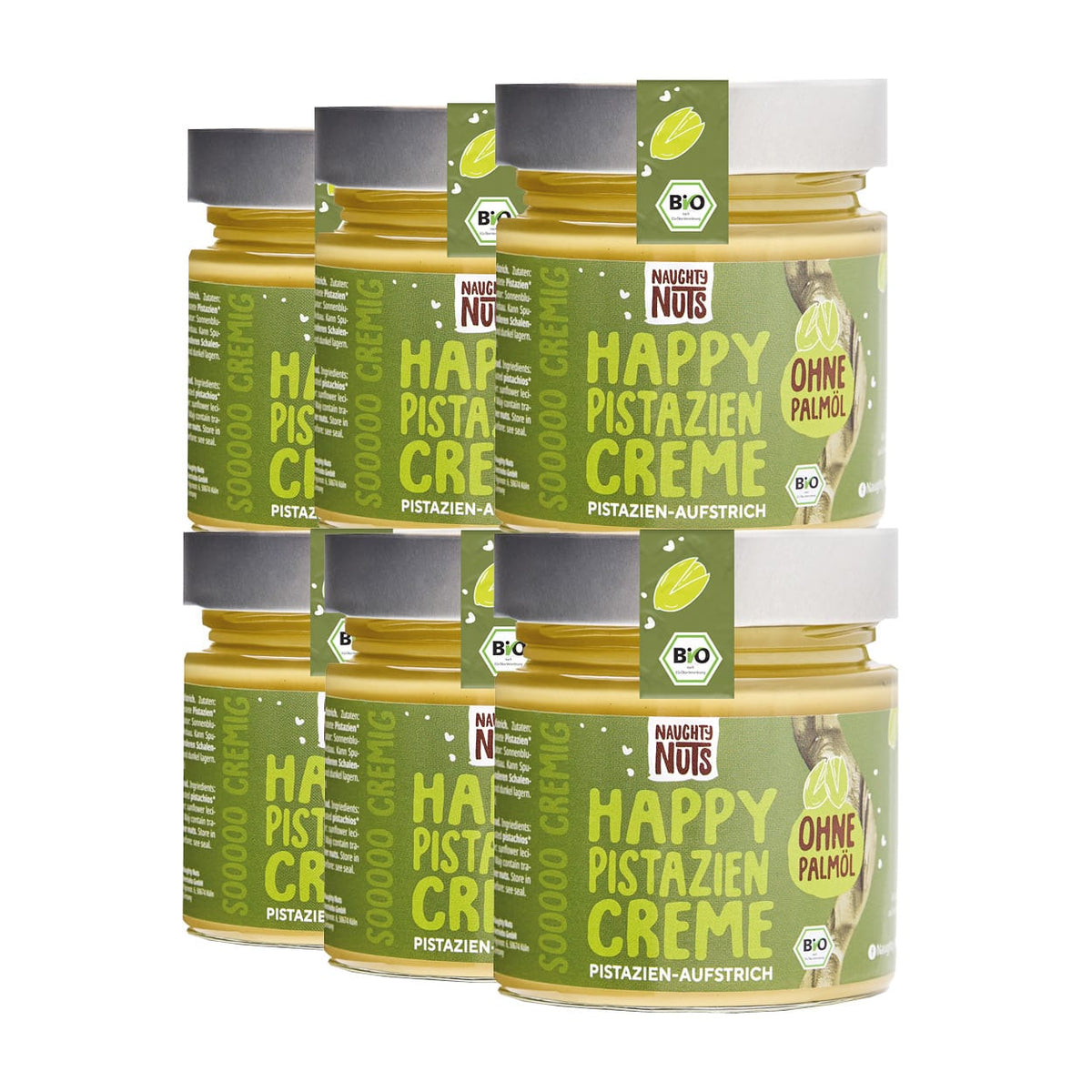 Naughty Nuts Brotaufstrich Happy Pistazien Creme