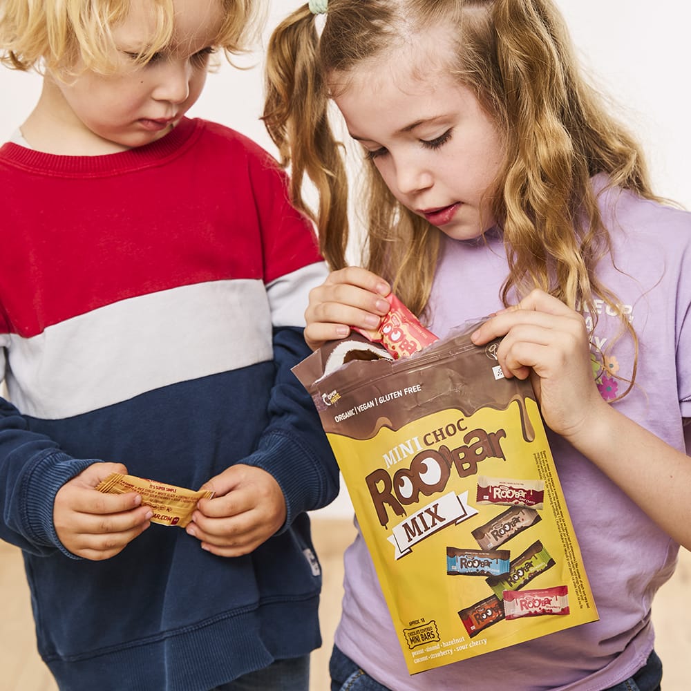 Roobar Schoko-Riegel Probierpaket Probierpaket Roobar Mini-Schokoriegel