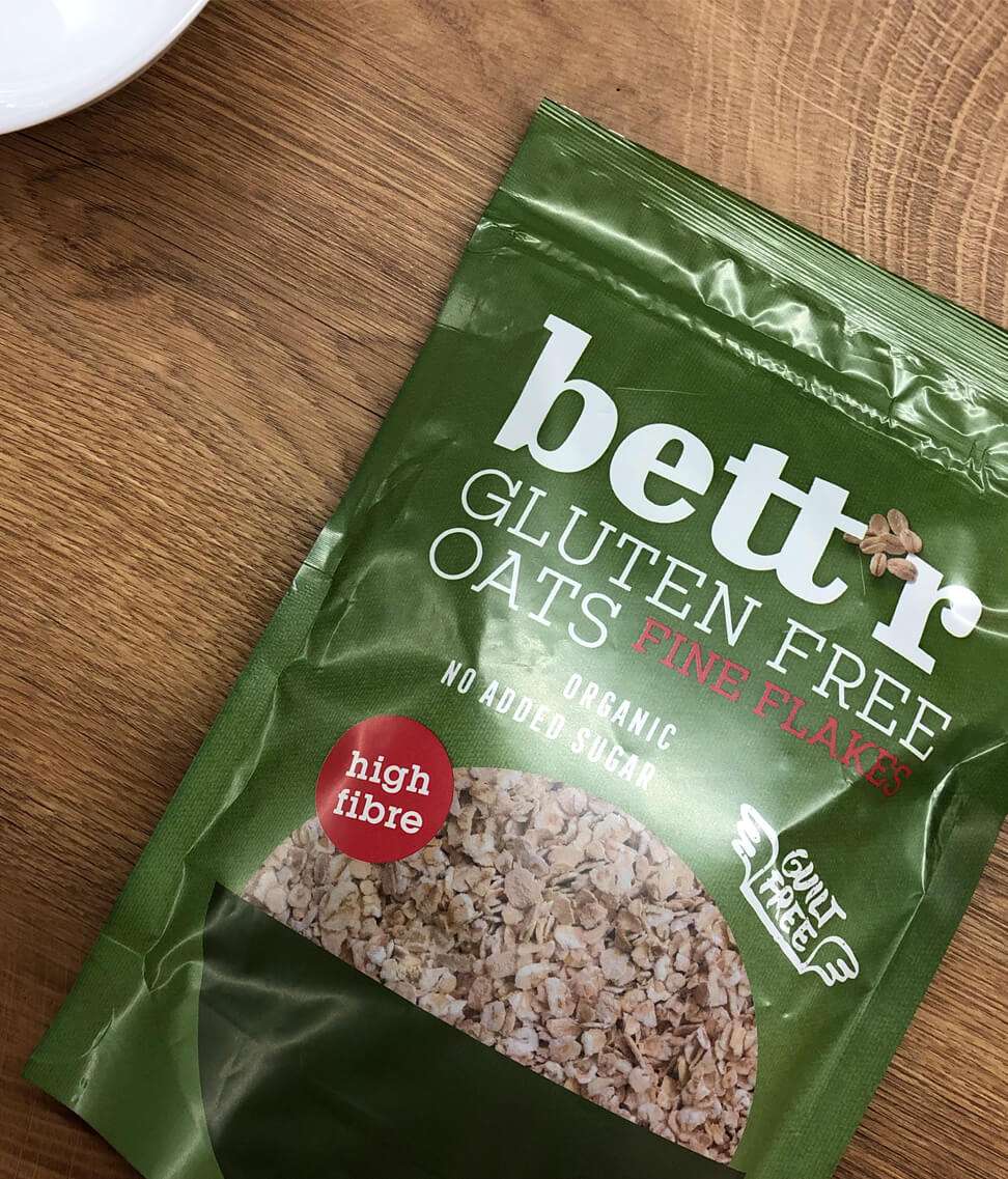 Bett'r Organic Essentials Bio Glutenfreie Feine Haferflocken