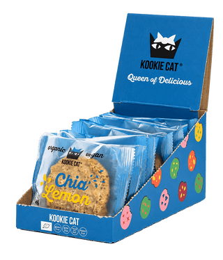 Kookie Cat Cookie Bio Cookie Chia & Zitrone