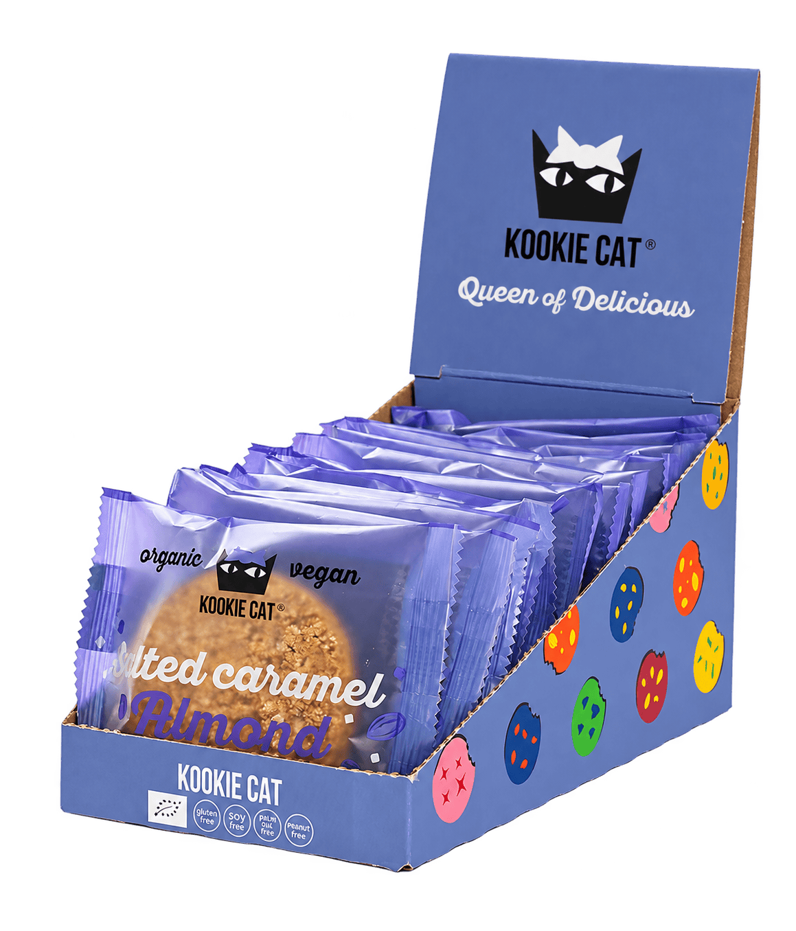 Kookie Cat Cookie Bio Cookie Salted Caramel & Mandel