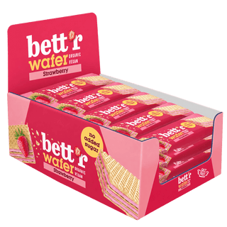 Bett'r Waffel Bio Waffel mit Erdbeer-Cashew Creme