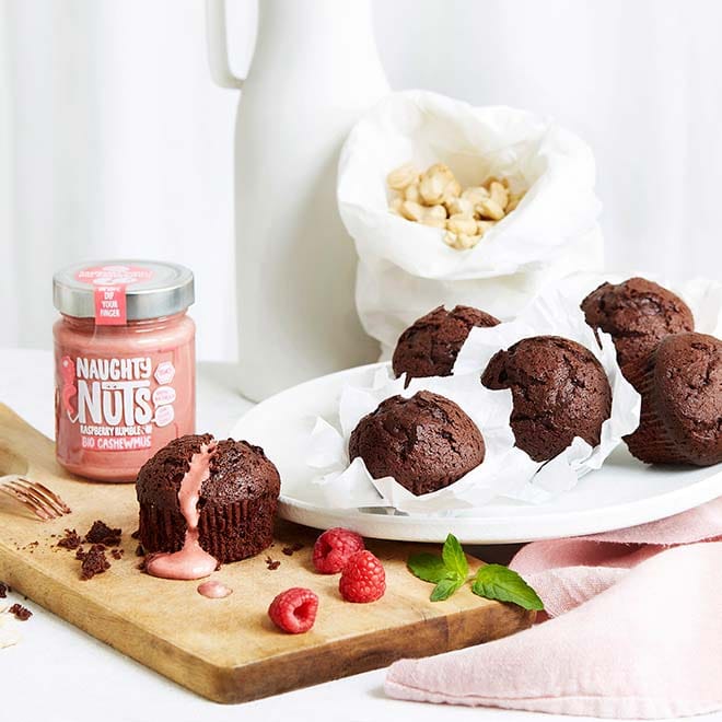 Naughty Nuts Nussbutter Bio Cashewmus Raspberry Rumble